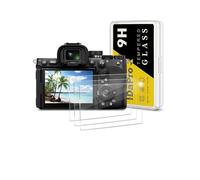 iDaPro Screen Protector for Sony Alpha A7 V/A7R V/A7R VI A7V/A7RV/A7RVI 7R V/7R VI A7R5/A7R6 A7M5 A7M V[3 Pack] 9H Tempered Glass Protection Kit in Reusable Storage Case, Anti-Scratch,Bubble-Free