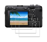 iDaPro Screen Protector for Sony Alpha FX30 / ZV1/ ZV1F /ZVE10 /ZV1 II Cinema Camera[3 Pack] Tempered Glass Easy Installation