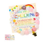iDattel School Gift Girls Wristbands 2025 School Child Bracelet Girls School Cone Filling First Day of School Girls First Day of School Gift Lucky Charm with Greeting Card Gift Box-C