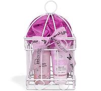 Idc Institute Bath Set, Original Gift for Women, Bath Gift Set with 5 Pieces | Shower Set with Decorative Cage Original Gifts | Beauty Gift Set | Women's Gift Basket