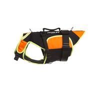 IDC Multifunctional 3in1 Dog Vest, Size: L, Black and UV Orange