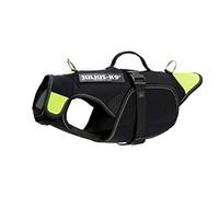 IDC Multifunctional 3in1 Dog Vest, Size: S, Black and Neon