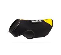 IDC Neoprene Dog Jacket, Size: Baby 2, Black and Yellow