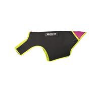IDC Neoprene Dog Jacket, Size: L, Black and Pink