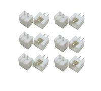 IDC Pin Header Straight IDC Pin Header 25 Pcs 2.54 mm Pitch 2 Terminal Single Line Straight