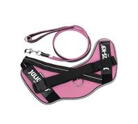 IDC Powair Bundle - IDC Powair Harness, Size: 2XL/3, Pink + IDC Powair Leash, Size: 1,2 m with Handle and Large Carabiner, Pink