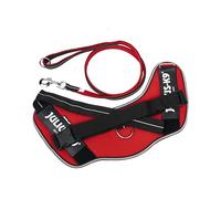 IDC Powair Bundle - IDC Powair Harness, Size: 2XL/3, Red + IDC Powair Leash, Size: 1,2 m with Handle and Large Carabiner, Red