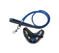 IDC Powair Bundle - IDC Powair Harness, Size: 3XS/Baby 1, Blue + IDC Powair Leash, Size: 1,2 m with Handle and Small Carabiner, Blue