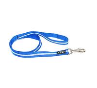 IDC Tubular Webbing Leash with Handle, 25 mm x 1 m, Blue