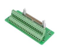 IDC40P 40Pin Male Header IDC Connector Breakout Board for PLC Interface 40Pins Terminal Block Adapter with Bracket