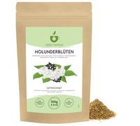 IDDA Herbal Elderflower Tea 100g 3.5 oz, Dried and Rubbed Elderflowers, Loose Herbal Tea