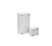IDE ela2020135 Boxes metalicas without cable entry, IP 65, RAL 7035