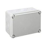 Ide IDE IP65-IP67 Watertight Shunt Box with Opaque Lid and Pre-Cut Entries, 116mm x 162mm x 76mm, grey, 1