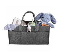 IDEA HOME Felt Organiser, Bag Organiser, Handbag, Felt Bag, Felt Bag with Compartments, Universal Handbag Organiser, Baby Nappy Organiser, Portable, Grey