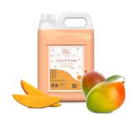 IDEA HOME FRAGANTE Hand Soap Liquid 5L - Soap Canister for All Skin Types - Good Foaming Liquid Soap 5 Litres - Cream Soap Rich in Vitamins A, E, F and Minerals - Mango