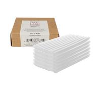 IDEA HOME Hot Glue Sticks 7mm x 100mm - 50 Pack Transparent - Universal Glue Gun Refills for DIY, Crafts & Hobbies - Fits Most Mini Glue Guns