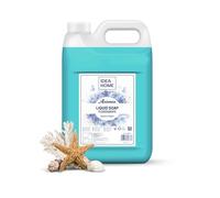 IDEA HOME Liquid Hand Soap AROMÉA Sapphire Night - 5L Refill Canister - For Soap Dispensers and Dosers - Fresh Marine Scent