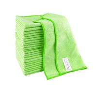 IDEA HOME Microfibre Cloth 24 Pcs - Cleaning Cloths 30x30cm - Microfibre Cleaning Cloth for Kitchen, House, Windows - Kitchen Cloth, Green