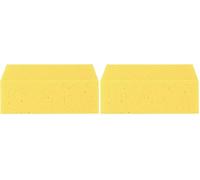 IDEA HOME Universal Cleaning Sponge - Extra Large High-Density Foam Sponge for Cars, Chalkboards & Household Surfaces (Pack of 2)