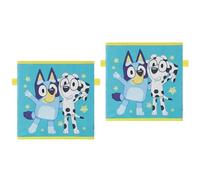 Idea Nuova Bluey Set of Two Spacious Collapsible Storage Cubes, 10"x10"x10"