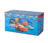 Idea Nuova Disney Pixar Cars Collapsible Storage Trunk,Durable Kids Toy Organizer with Soft Lid, Foldable Chest for Bedroom & Playroom, 28.5" x 14.5" x 16"