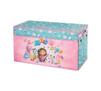 Idea Nuova Gabbys Dollhouse Collapsible Childrens Storage Trunk, Durable with Soft Lid, 28.5"x14.5"x16"