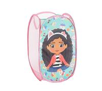 Idea Nuova Gabby's Dollhouse Pop Up Hamper with Durable Carry Handles, 21'' H x 13.5'' W X 13.5'' L