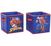 Idea Nuova Marvel Spiderman Collapsible Storage Cubes, Blue