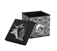 Idea Nuova Nightmare Before Christmas Collapsible Storage Cube with removable Lid, 10" Wx10 Hx10 D