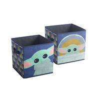 Idea Nuova Star Wars: The Mandalorian The Child 2 Pack Storage Cube, 10"x10"x10"