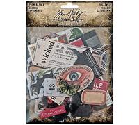 Tim Holtz 2021 Halloween Idea-Ology, Ephemera, 94151, silver