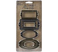 Idea-Ology Metal Adornments 6/Pkg-Label Frames TH94052