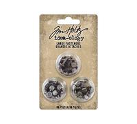 Idea-Ology Metal Large Fasteners-Antique Silver, Copper & Brass - TH94314