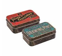 Idea-Ology Metal Trinket Tins 2/Pkg-