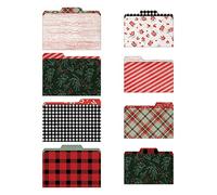 Idea-Ology Mini File Folders 8/Pkg-Christmas
