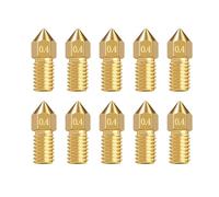 IdeaFormer-3D 10Pcs 0.4mm IR3 V2 Brass Nozzles, 3D Printer Extruder Brass Nozzle Kit for Conveyor Belt IR3 V1/V2 3D Printer