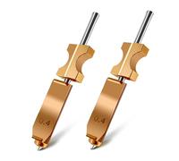 IdeaFormer-3D 2Pcs 0.4mm AD5X Integrated Nozzles for Flashforge Adventurer 5X, Quick Release Extruder Hotend Nozzle for Flashforge AD5X Extruder Accessories