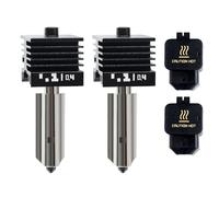 IdeaFormer-3D 2Pcs 0.4mm H2D Hotend, Detachable Hardened Steel Nozzle Print Head Hotend Extruder Kit for Bambu Lab H2D/H2D Combo 3D Printer Accessories