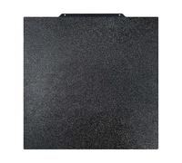 IdeaFormer-3D Black PEI Spring Steel Sheet No Magnetic Build Plate 410x410mm, Double Sided PEI Print Bed for Anycubic Chiron for Voron 400/CR-10 S4/CR-6 Max/RepRap X400/T-REX/2+/T-Rex 3.0/Raptor 2