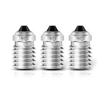 IdeaFormer 3pcs 0.4 mm Bi-Metal Nozzles for Bambulab X1 X1C P1P P1S, Extruder Hotend Bimetal Nozzle All Metal Nozzle for Bambu Lab X1 X1C P1P P1S