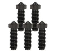 IdeaFormer Hardened Steel Nozzles 0.4 mm for Kobra 2, Hardened Steel Nozzles 5 pieces 3D Printer Nozzle for Anycubic Kobra 2/Kobra 2 Neo/Kobra 2 Pro/Kobra 2 Plus