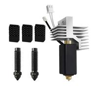 IdeaFormer IR3 Upgrade Ceramic Hotend for Elegoo Centauri Carbon Hotend Print Head Extruder Hot End x1pc + 2pcs Hardened Steel Nozzles(0.4mm+0.6mm）+3pcs Nozzle Brushes