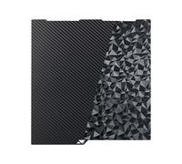 IdeaFormer Smooth Diamond + Carbon Fiber PEO+PET Build Palte for Anycubic Kobra 3,for anycubic Kobra 3 Combo Spring Steel Plate 256x268mm for Kobra 3/Kobra 3 Combo 3D Printer