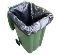 IDEAL 365 Heavy-Duty Bin Bags - Black Wheelie Bin Bags, Clear Rubbish Sacks & General Waste Sacks