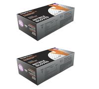 IDEAL 365 PowerHold Nitrile Diamond Grip Gloves, Orange, XL, 100 Pack