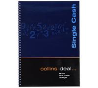 Ideal - A4 Cashbook Wiro Single Cash - 120 Pgs
