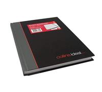 Ideal - A5 Cashbook Feint - 192 Pages - Black - 468