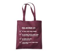 Ideal Boyfriend List Darling Tote Shopping Bag 10 Litres Capacity 42 x 38cm