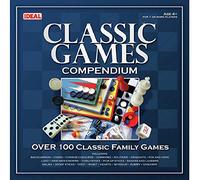 Ideal Classic Games Compendium: Over 100 classic family games Classic Board Games For 1+ Players Ages 4+, Assorted Colourslime Green