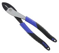 Ideal Electrical 30-3429 Multi-Crimp Tool - 9.75 in., High Leverage Pivot Wire Crimper with Knife-to-Anvil Blades, Dual Durometer Molded Grips